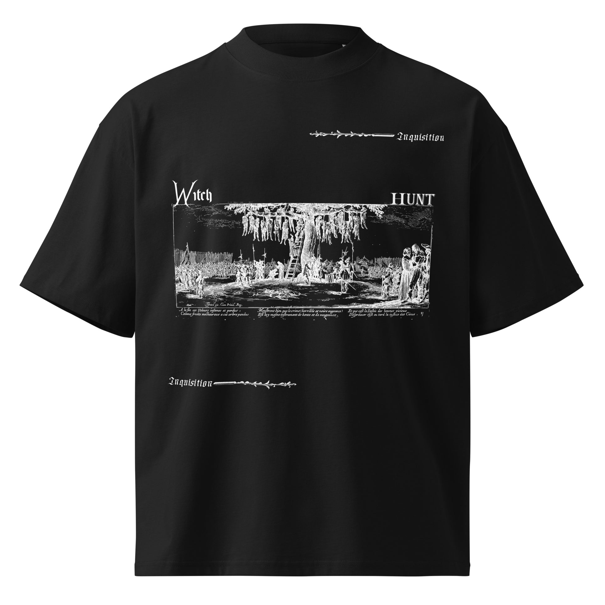 Black witch hunt tee shirt