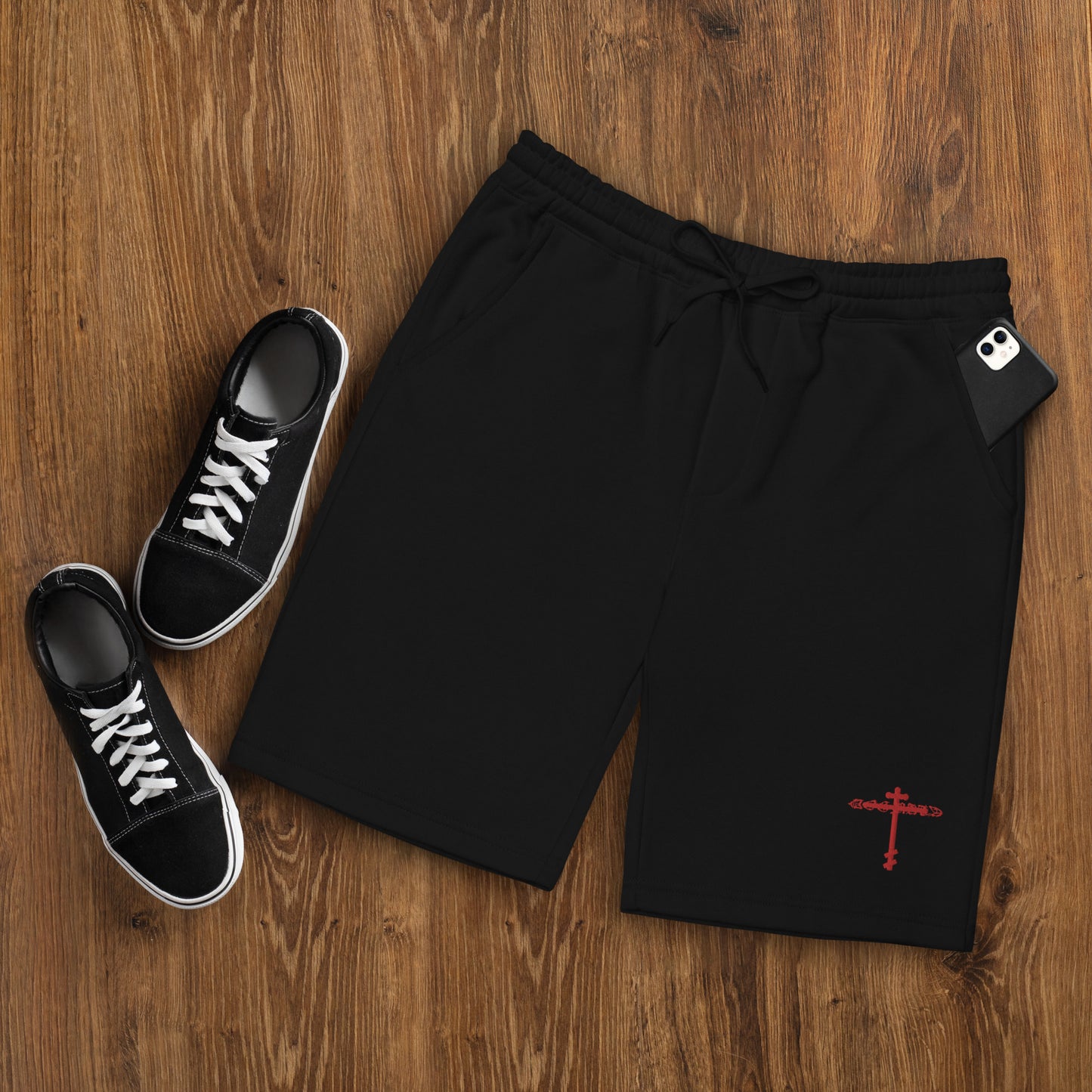 DOGMATA Cross Fleece Shorts (Black)